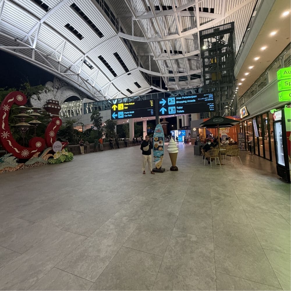 발리 공항 픽업 서비스 후기 - 발리 공항 풍경