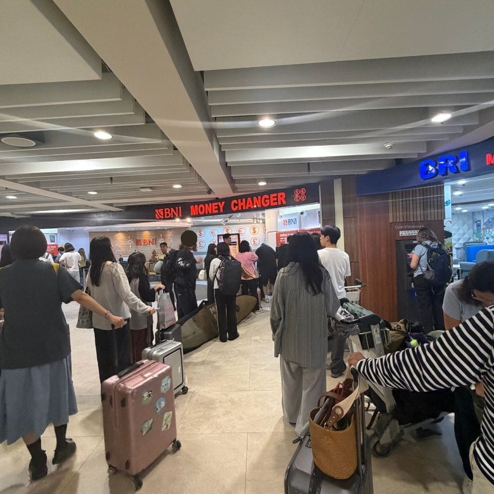 bali airport after landing