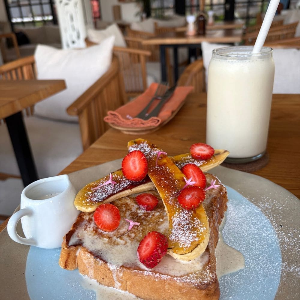 laptop-friendly-cafe-canggu-little-brew (1) brioche French toast from Little Brew