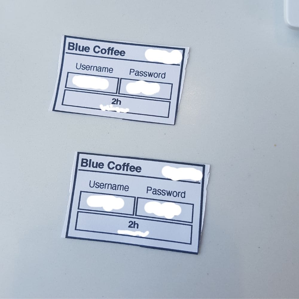 치앙마이 노트북 작업 카페 추천 - Blue Coffee 와이파이 정보