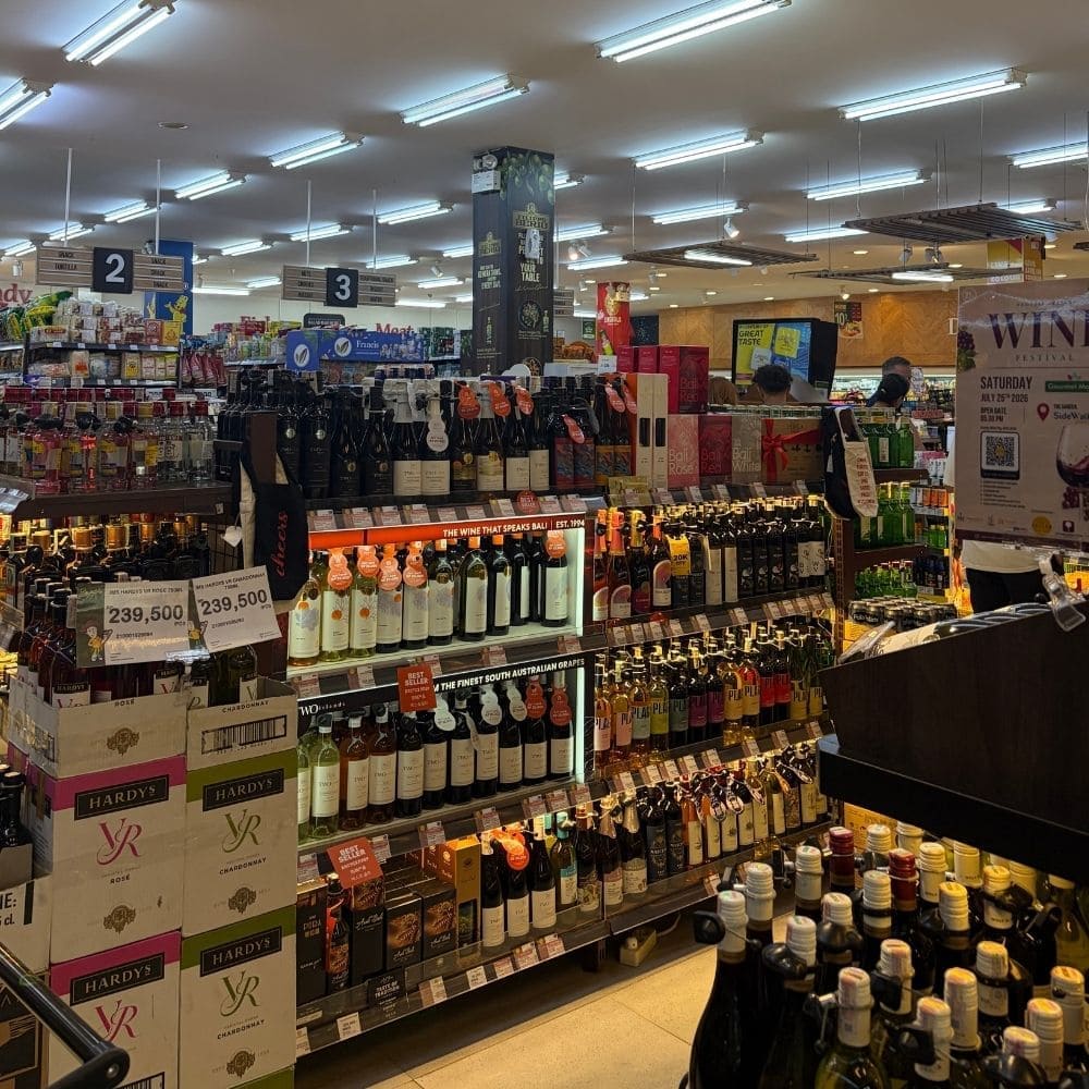 발리 짱구 마트 추천 - Pepito Market 주류 코너