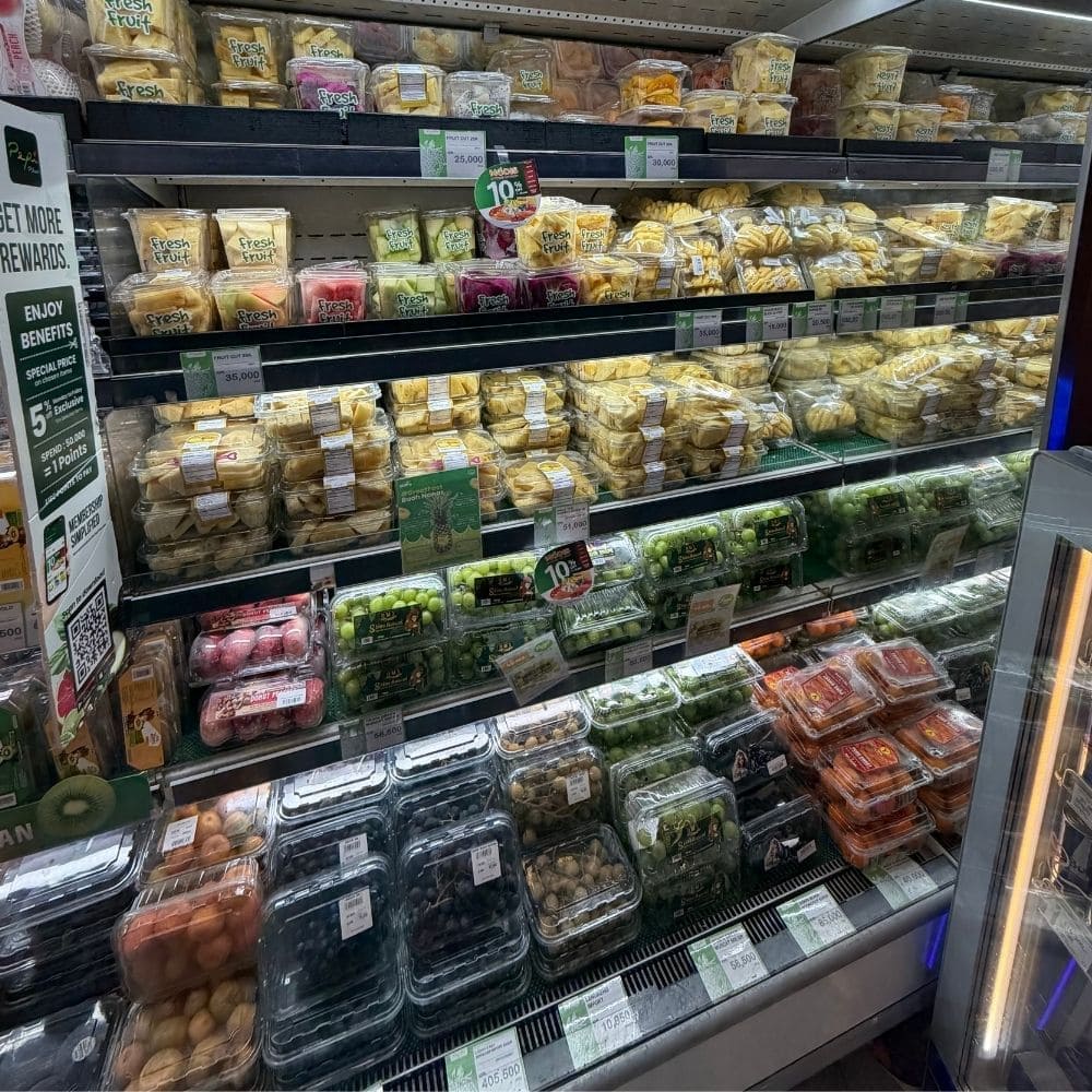 발리 짱구 마트 추천 - Pepito Market Batu Bolong 과일 코너